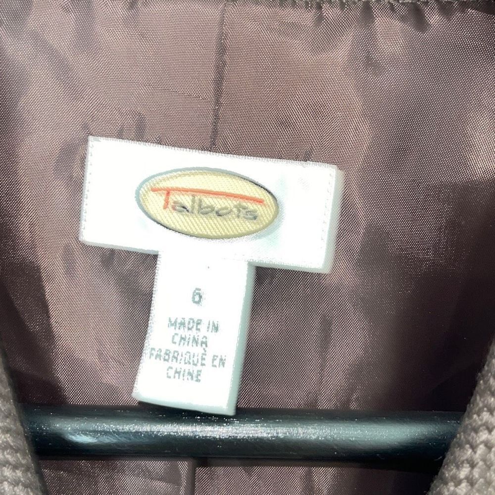 Talbots Womens Three Button Blazer Jacket Coat Li… - image 5